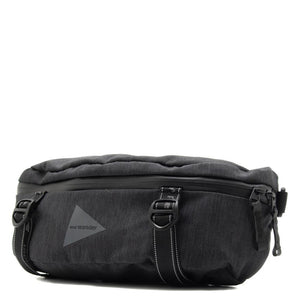 and wander Heather Waist Bag / Charcoal